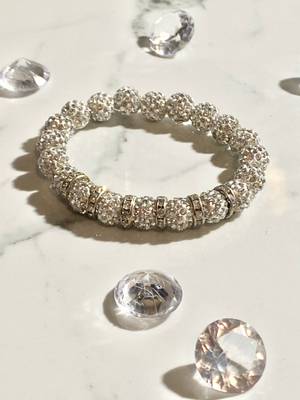 Diamond Cluster w/ Accent Bracelet 10mm